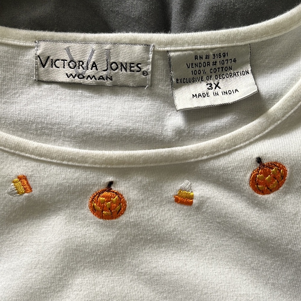 Victoria Jones Pumpkin/Candy Corn Longsleeve - Picture 10 of 13